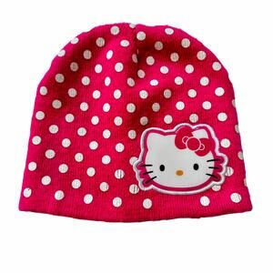 Hello Kitty Pink Polka Dot Stocking Cap - Cute!